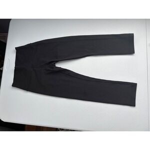 Lululemon Black Crop Leggings Yoga Pants Athletic Wear Activewear Size 4